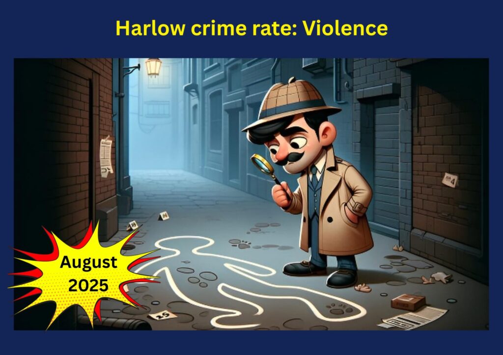 Harlow crime rate Violent Crime August 2025