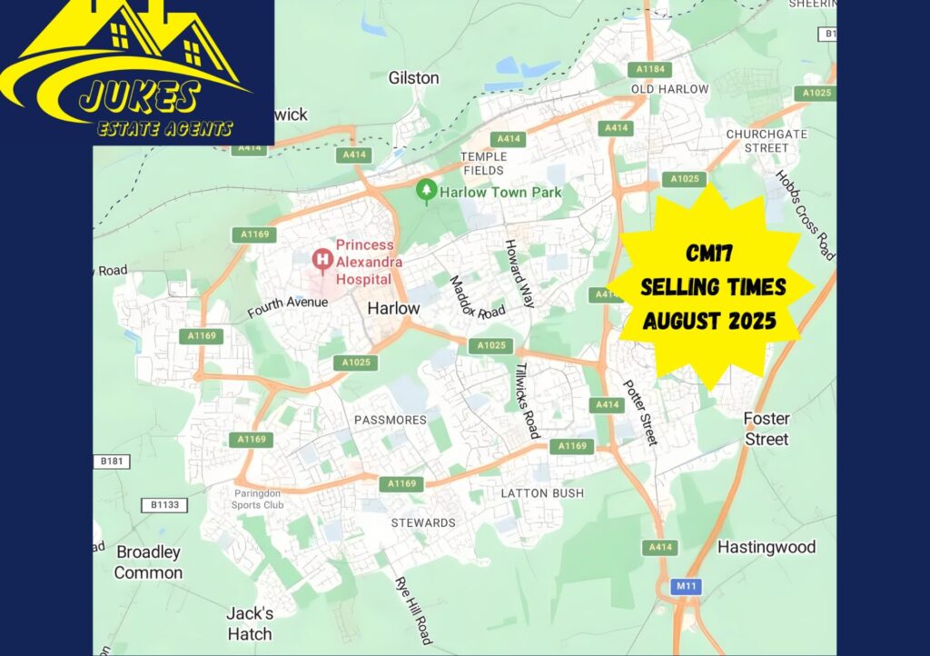 CM17 Selling times August 2025
