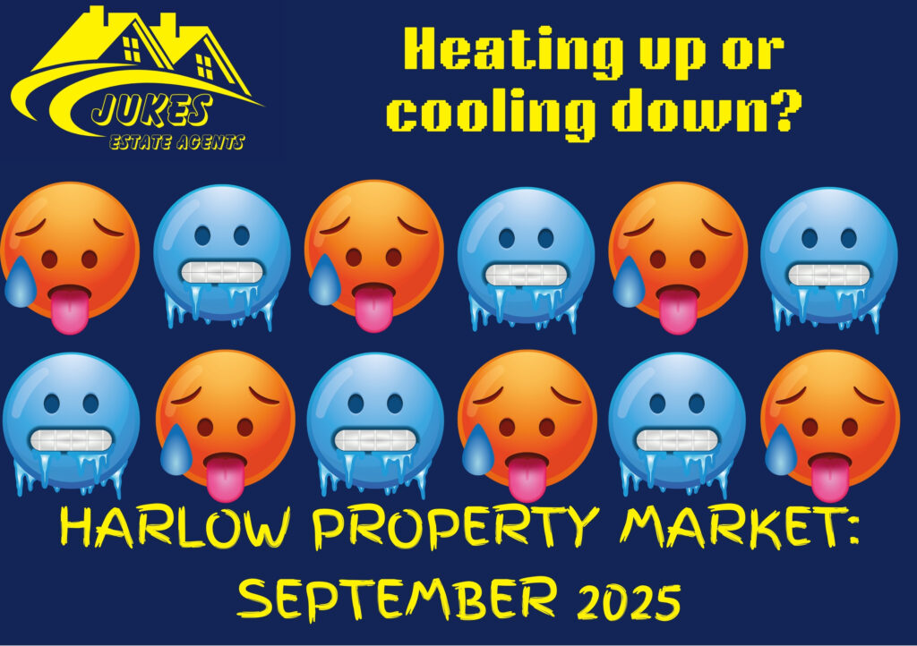 Harlow property market September 2025 warmer or colder?