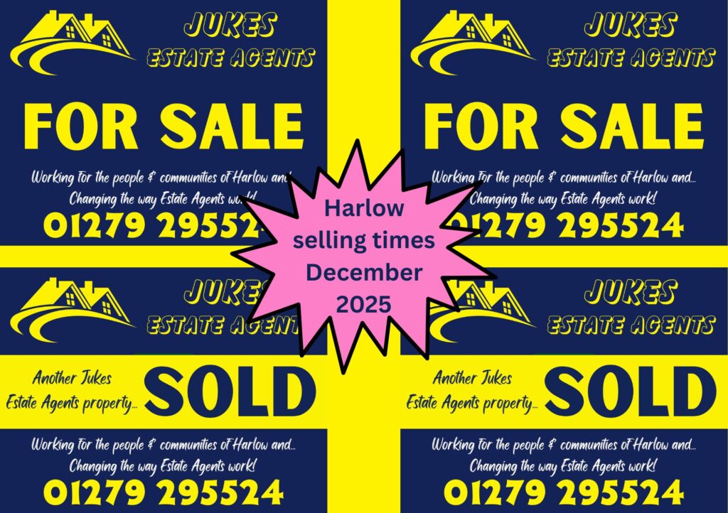 Harlow property selling times December 2025