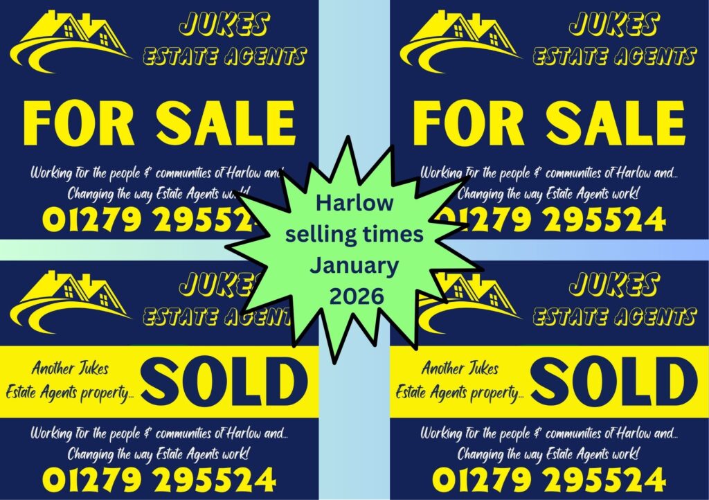 Harlow property selling times January 2026