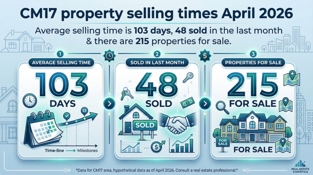 CM17 selling times April 2026