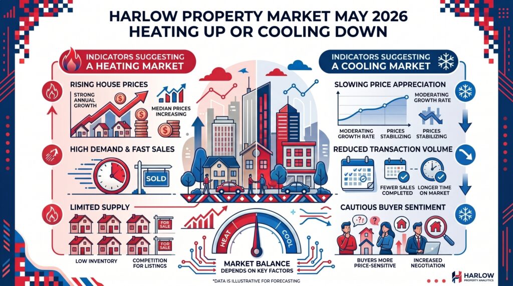 Harlow property market May 2026 heating up or cooling down?
