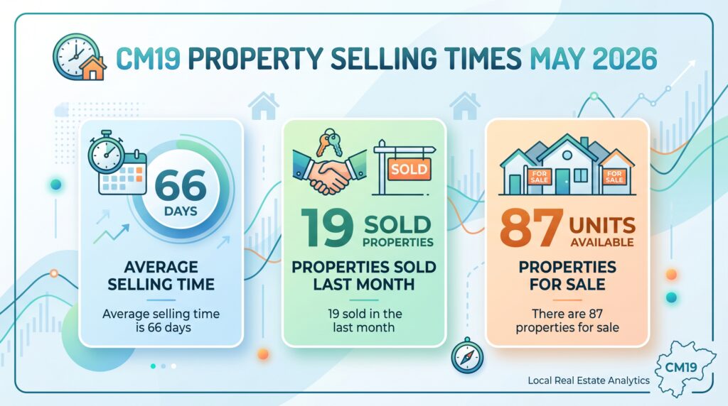 CM19 selling times May 2026