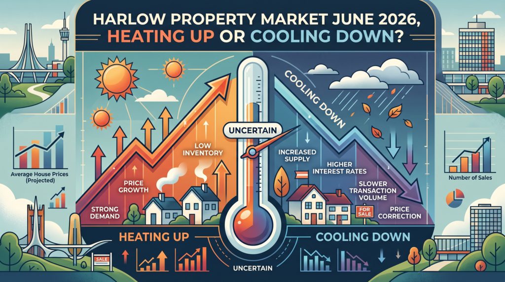 Harlow property market June 2026 heating up or cooling down?
