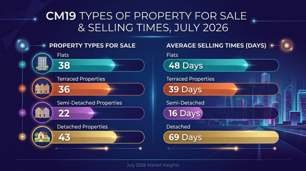 CM19 property market update July 2026