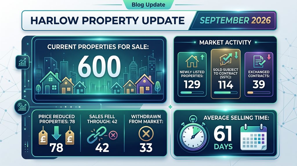 Harlow property market overview September 2026