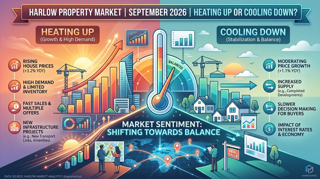 Harlow property market September 2026 heating up or cooling down?