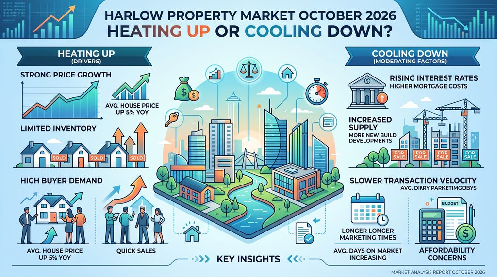 Harlow property market October 2026 heating up or cooling down?